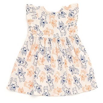 Bluey Gauze Dress and 2 pc Short Set
