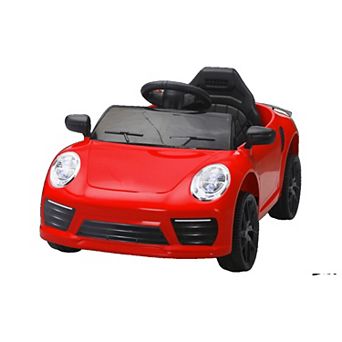 KWPZQEB Ride on Car, Electric Car with Remote Control & Rocking Function, LED Lights & USB Port