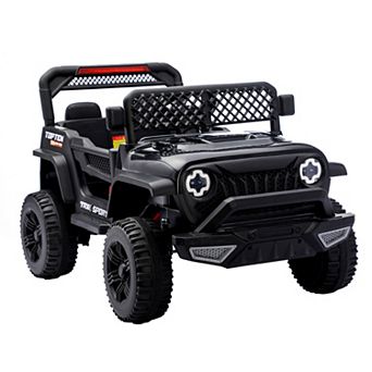 KWPZQEB Ride on Car, 12V Electric Car with Parental Remote Control Mode & Manual Driving Mode