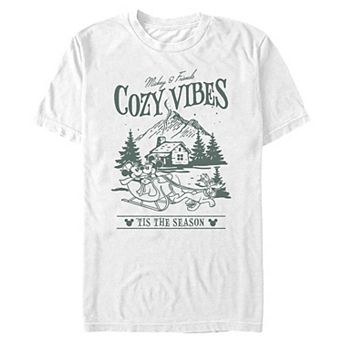 Men's Disney's Mickey & Friends Cozy Vibes Graphic Tee