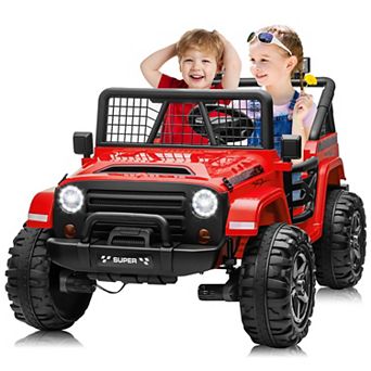 24V XL 2-Seater Ride On Truck w/ Remote, 4WD/2WD, Bluetooth 4×200W Electric Toys Car for Kids