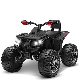 24V 800W Kids Ride-On Toy ATV, 2-Seater Quad Electric Car w/ Remote, Bluetooth/MP3 & LED for Kids