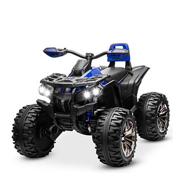24V 800W Kids Ride-On Toy ATV, 2-Seater Quad Electric Car w/ Remote, Bluetooth/MP3 & LED for Kids