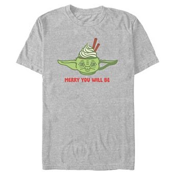 Men's Star Wars Yoda Merry You Will Be Graphic Tee