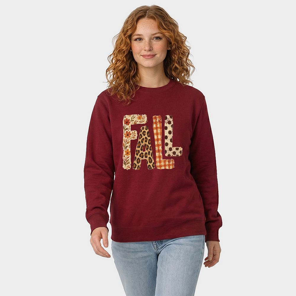 Fall Bold Patterns - Women's Graphic Sweatshirt
