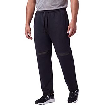 KingSize Men's Big & Tall Rubberized Zip Fleece Sweatpant