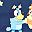 Bluey Bingo Navy