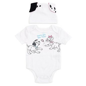 Disney's 101 Dalmatians 2 pc Cosplay Bodysuit and Hat Set