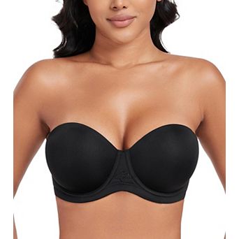 Women's Multiway Strapless Full Figure Underwire Bra With Detachable Straps