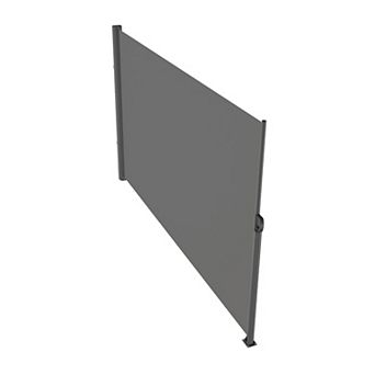 VEVOR Retractable Side Awning, 63''x 118'' Aluminum Outdoor Privacy Screen