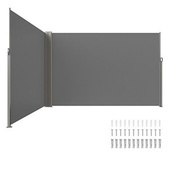 VEVOR Retractable Side Awning, 79''x 236'' Outdoor Privacy Screen