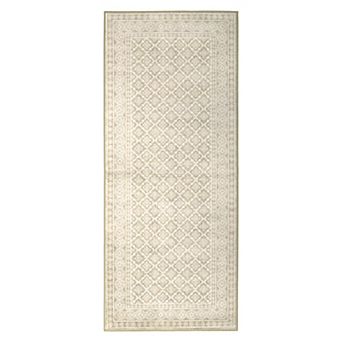 Laura Ashley Autumn Beige Washable Printed Velvet Rug