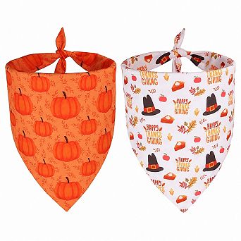 Thanksgiving Dog Bandanas