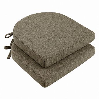 U Shaped Dining Chair Cushions Non Slip Soft Foam Seat Pads