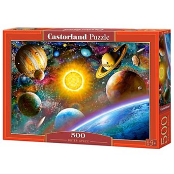 CASTORLAND 500 pc Jigsaw Puzzles, Outer Space, Solar System with Comets, Asteroids, Adult Puzzle