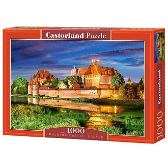 CASTORLAND 1000 pc Jigsaw Puzzles, Malbork Castle, Poland, Knighthood' Castle, Adult Puzzle
