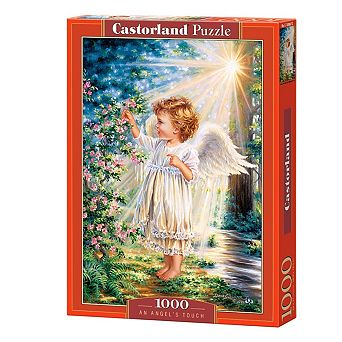 CASTORLAND 1000 pc Jigsaw Puzzles, An Angel's Touch, Sweet Cherub, Dona Gelsinger, Adult Puzzle