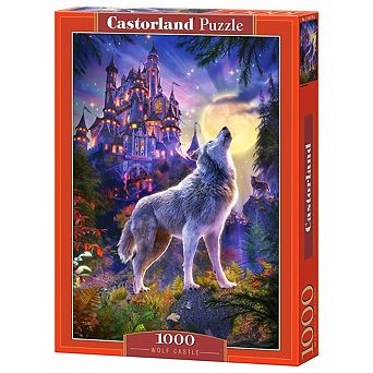 CASTORLAND 1000 pc Jigsaw Puzzles, Wolf Castle, Fantasy Puzzles, Castle at night, Adult Puzzle