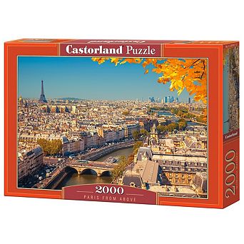 CASTORLAND 2000 pc Jigsaw Puzzles, Paris from Above, Cityscape, Seine river, France, Adult Puzzle