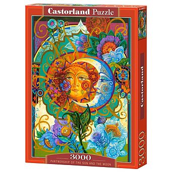 CASTORLAND 3000 pc Jigsaw Puzzles, Partnership of the Sun and The Moon, Art. Puzzle, Adult Puzzle