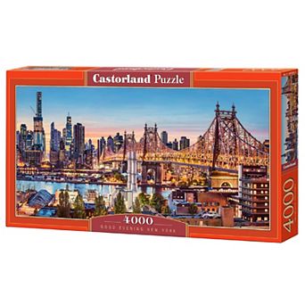 CASTORLAND 4000 pc Jigsaw Puzzles, Good Evening New York, NYC, Puzzles of the USA, Adult Puzzle