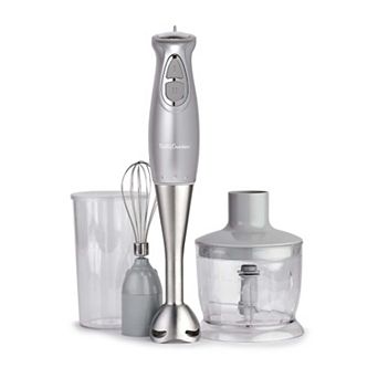 Betty Crocker 2-Speed Immersion Blender - Stainless Steel Blade - 600ml Beaker and Whisk - 250W
