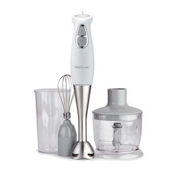 Betty Crocker 2-Speed Immersion Blender - Stainless Steel Blade - 600ml Beaker and Whisk - 250W