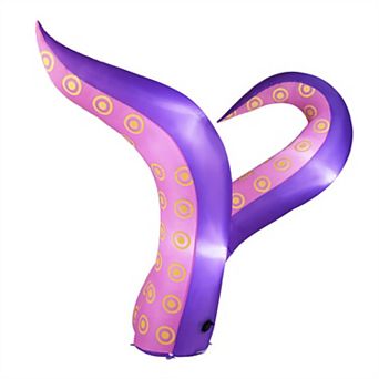 Merck Hearth 6.5 ft Halloween Inflatable Tentacle Decoration LED Lights Sea Creature Decor