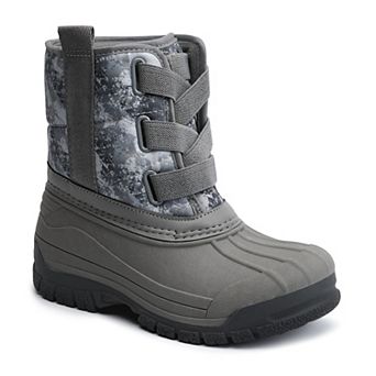 HOMEHOT Boys Girls Winter Snow Boots Waterproof Outdoor Warm Liner Non-Slip