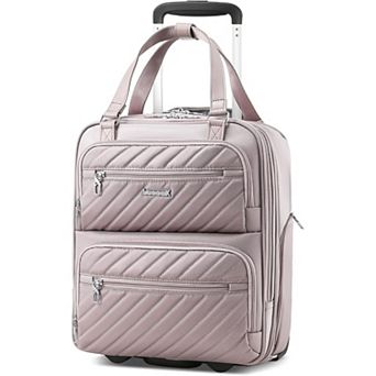 LUGGEX 16 Inch Underseat Carry On Luggage with Wheels,Softside Lightweight Suitcase UDK - LX-UX