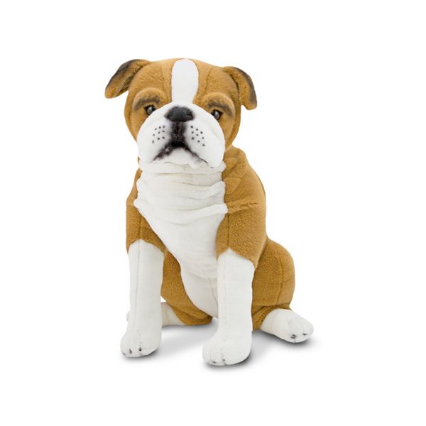 Stuffed bulldog shop toy