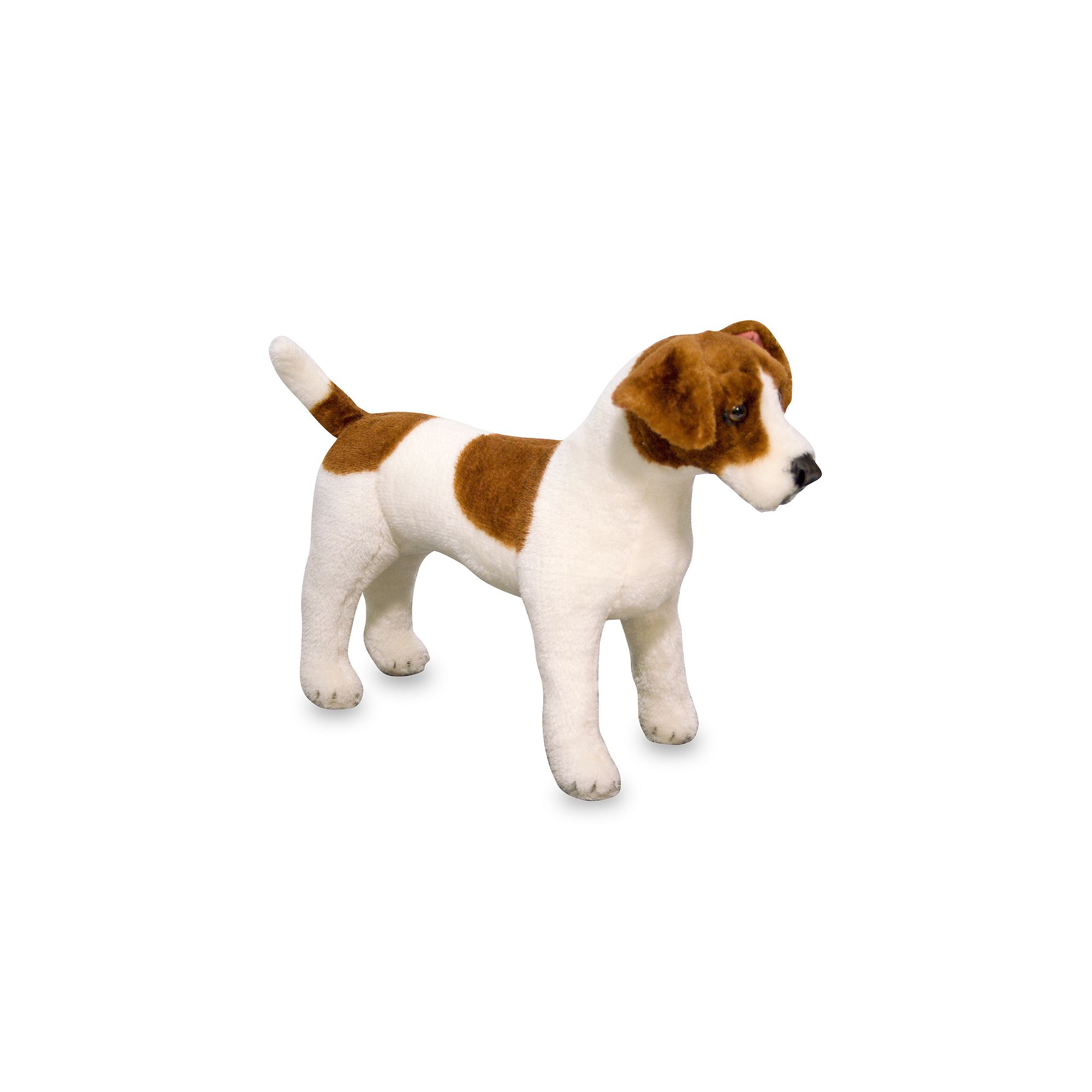 Melissa & Doug Jack Russell Terrier Dog Plush Toy, Multi