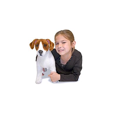 Melissa & Doug Jack Russell Terrier Dog Plush Toy