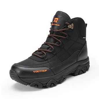 Men's High Top Hiking Boots Non-Slip Waterproof Lightweight Outdoor Trail Boots