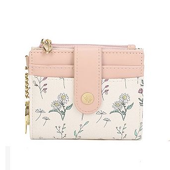 Short Wallet for Women, Coin Purse Card Holder, Fresh Minimalist Student Wallet,Compact Bifold Purse