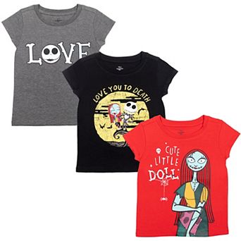 Disney's Nightmare Before Christmas 3-Pack Short Sleeve T-Shirts