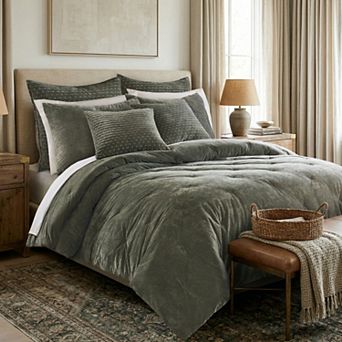 Levtex Home Velvet Stitch Full/Queen Comforter Set