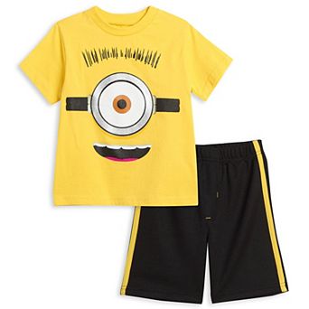 Despicable Me Minions Athletic 2 pc T-Shirt and Shorts Set