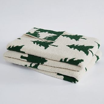 Truly Soft Cozy Bunny Rabbit Reversible Throw Blanket