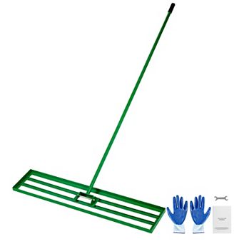 VEVOR Lawn Leveling Rake, 48"x10" Level Lawn Tool, Heavy-duty Lawn Leveler