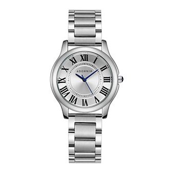 Adornia Classic Women's 32mm Silver Tone Watch - W-6