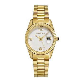 Adornia Rome Women's 28mm Gold Tone Watch - W-19