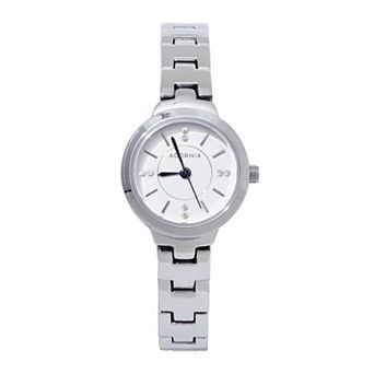 Adornia Florence Women's 24mm Silver Tone Watch - W-20