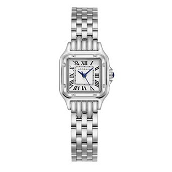 Adornia Paris Women's 22mm Silver Tone Watch - W-11