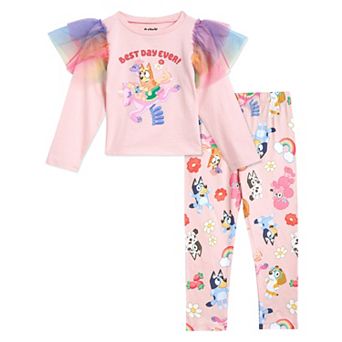 Bluey Tee and Tulle Leggings Set