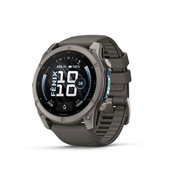 Garmin fēnix® 9 51-mm. Titanium Smartwatch with Silicone Band