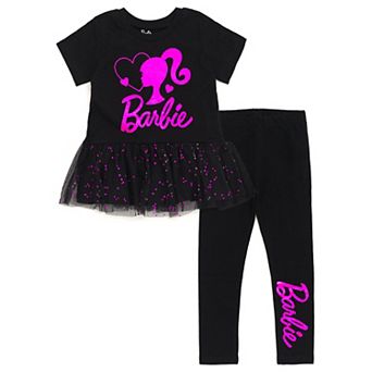 Barbie 2 pc T-Shirt and Leggings Set