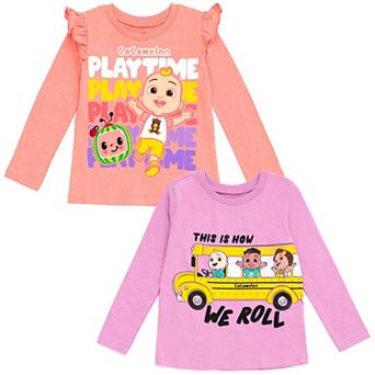 Cocomelon 2-Pack Long Sleeve T-Shirts