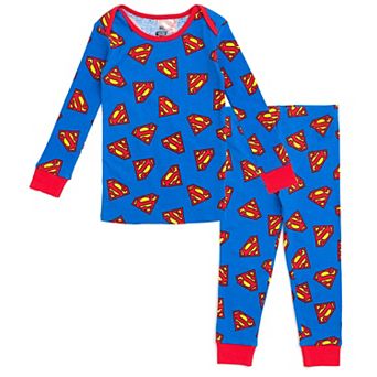 DC Comics Justice League Superman 2 pc Pajama Shirt and Pants Set