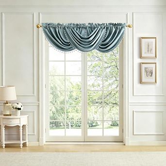 Lenox Imperial Faux Silk Waterfall Window Valance